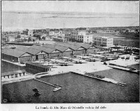 The Alto Mare school of Orbetello seen from the sky